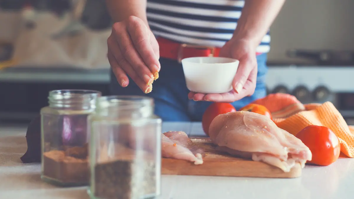 ingredientes rollitos de pechuga de pollo con beicon rellenos de jamón y queso