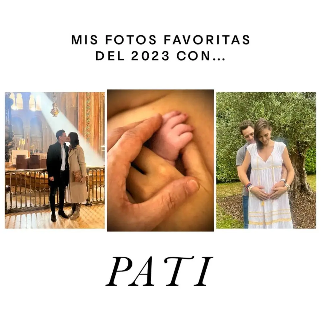 Publicación de Christian Gálvez: collage de fotos con Patricia Pardo