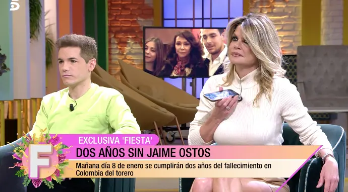 Jacobo Ostos habla por teléfono con el programa Fiesta