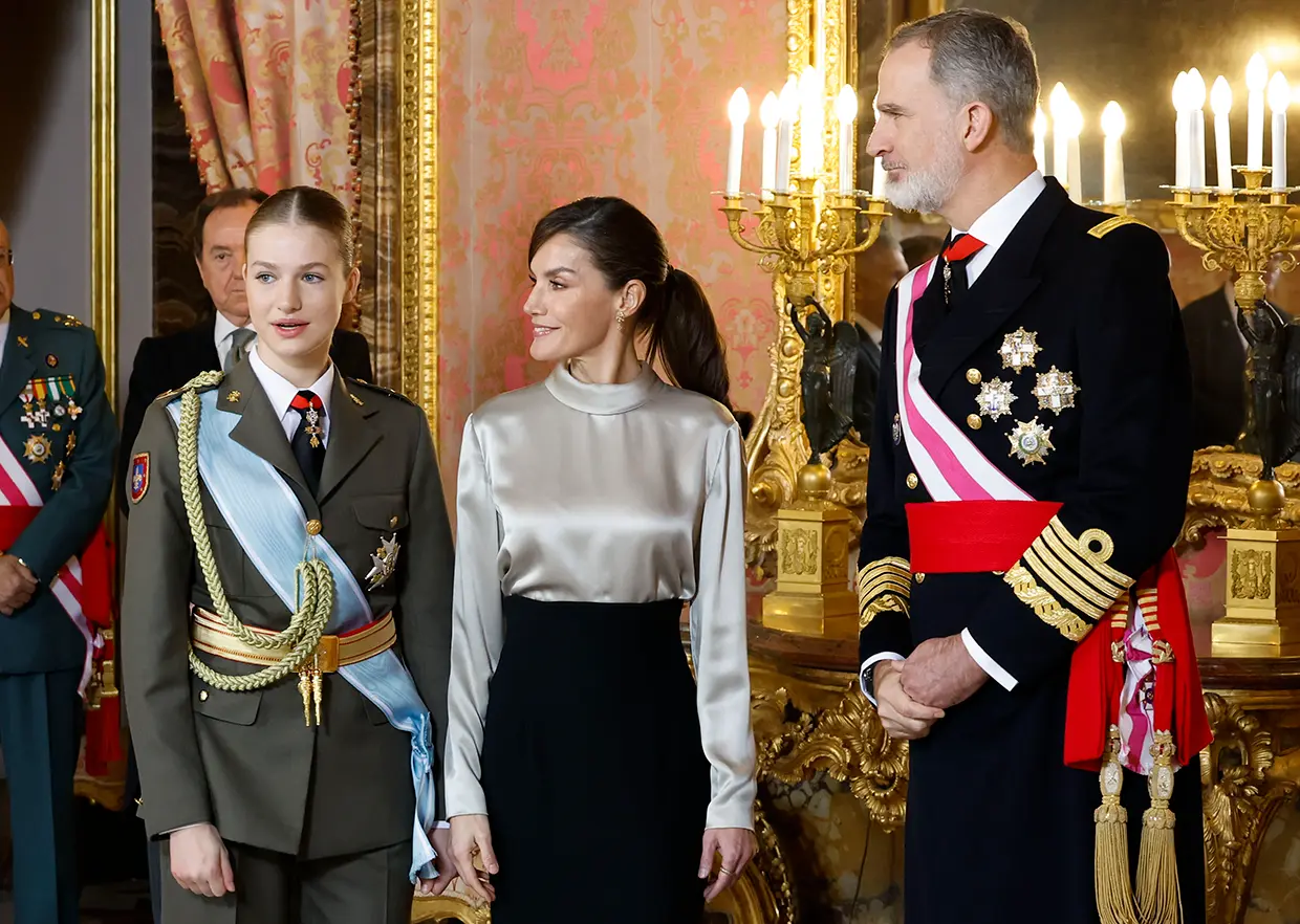 Los Reyes están muy orgullosos de su hija Leonor.