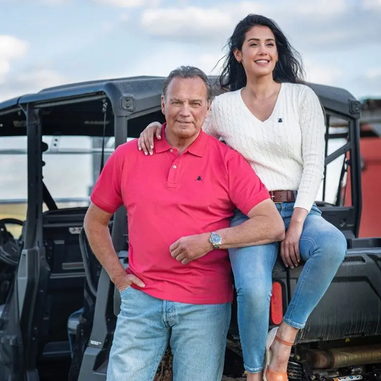 Gabriela Guillén junto a Bertín Osborne