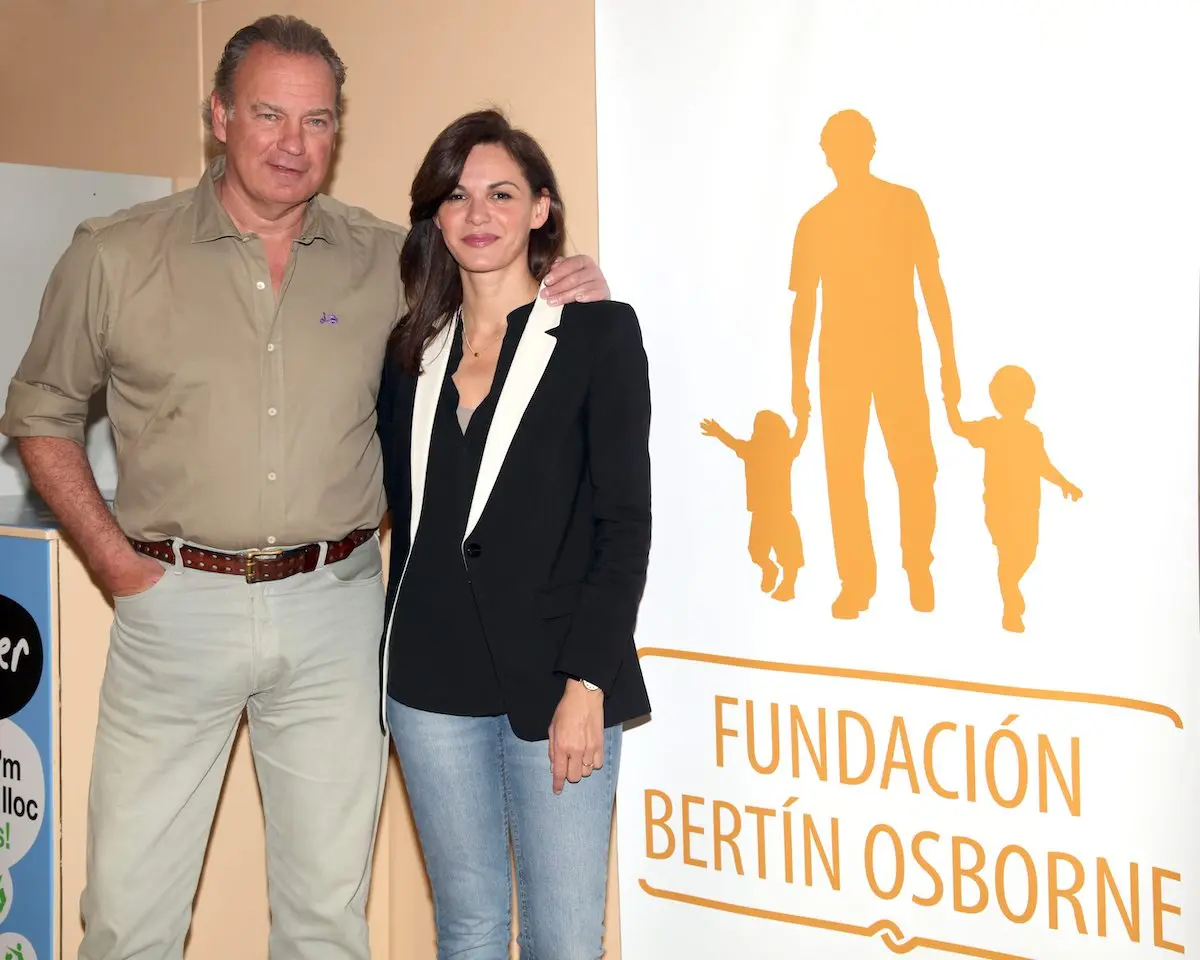Fabiola Martínez  en una imagen pasada con Bertín Osborne