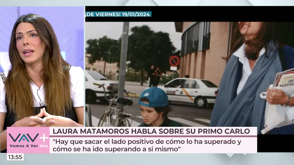 Laura Matamoros habla de su primo Carlo Costanzia en 'Vamos a ver'