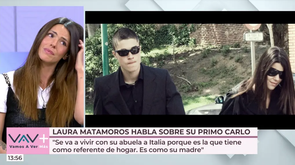 Laura Matamoros habla de su primo Carlo Costanzia en 'Vamos a ver'