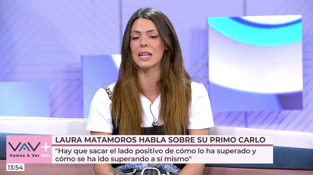 Laura Matamoros habla de su primo Carlo Costanzia en 'Vamos a ver'