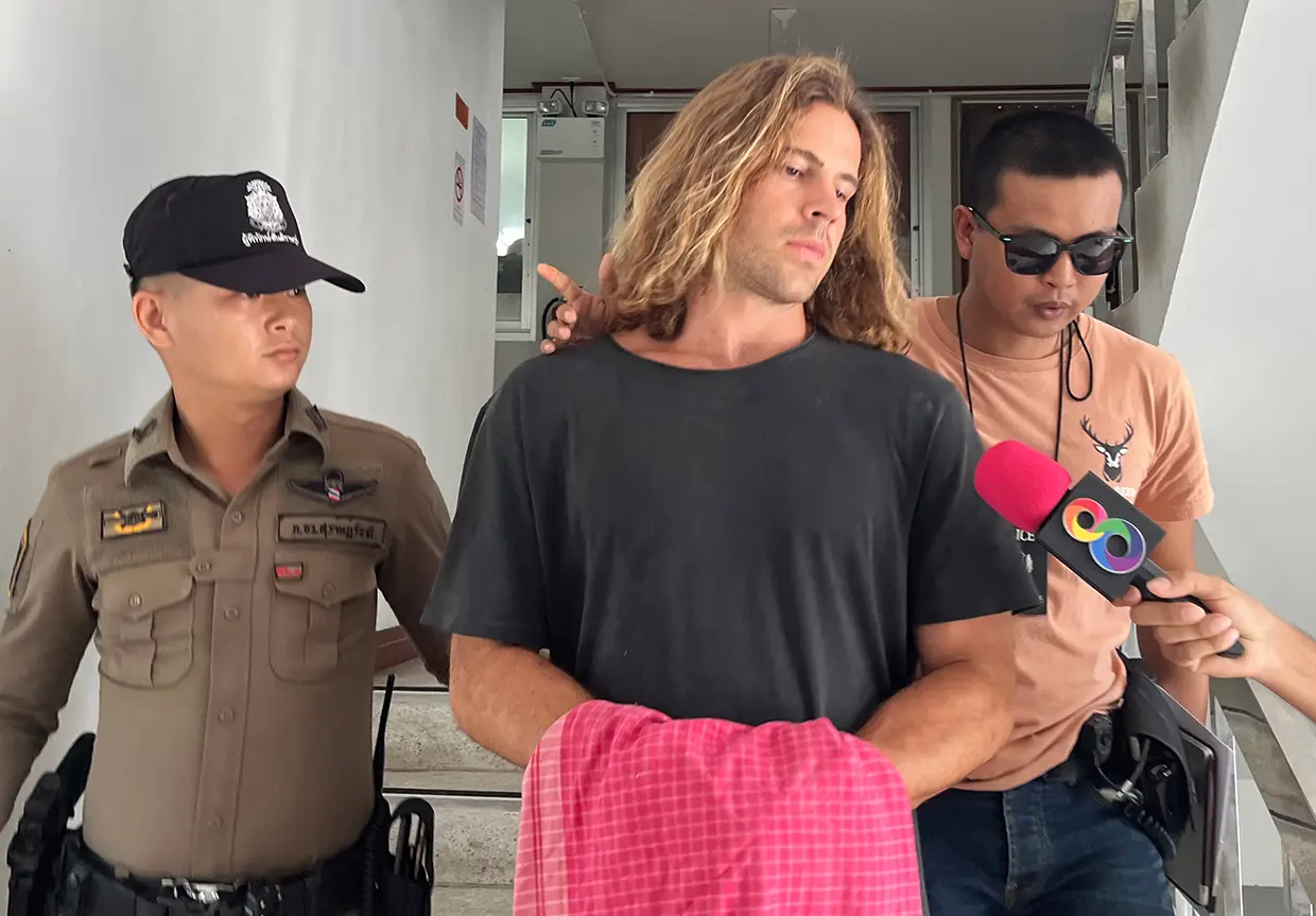 Daniel Sancho, detenido por la policía tailandesa