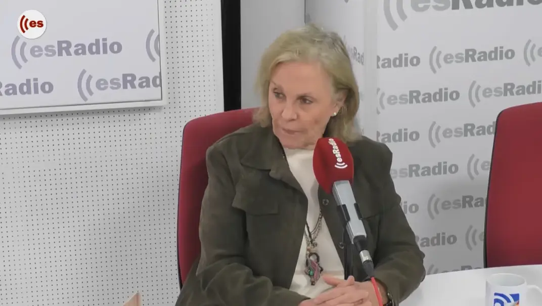 Paloma Barrientos en el programa de EsRadio de Jiménez Losantos