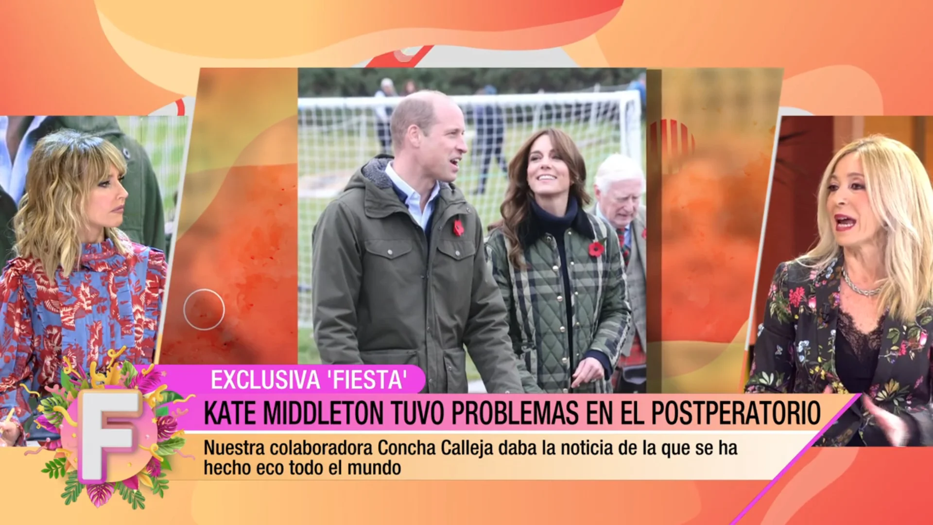 Kate Middleton sufrió algunos problemas en el postoperatorio (Telecinco)