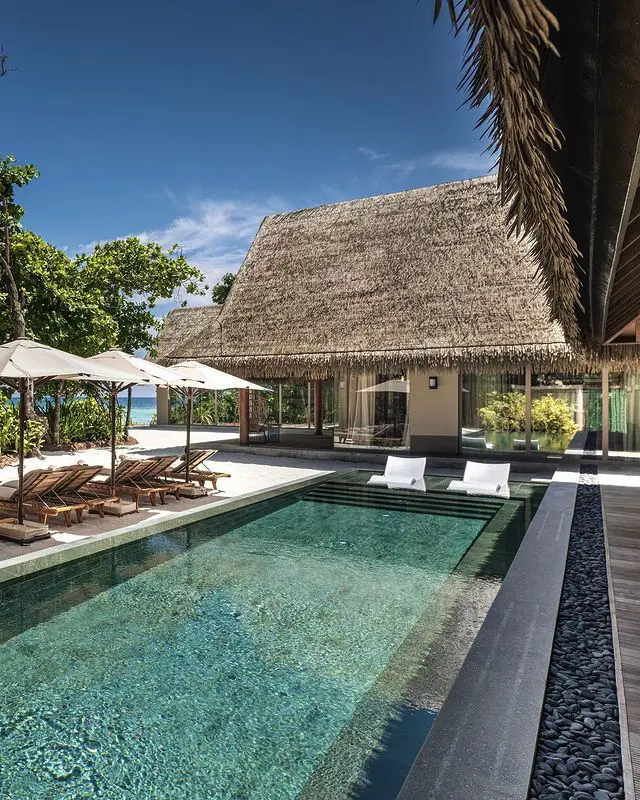La villa con piscina donde se ha alojado Georgina Rodríguez en Maldivas