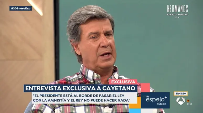 Cayetano Martínez de Irujo habla de Genoveva Casanova con Susanna Griso