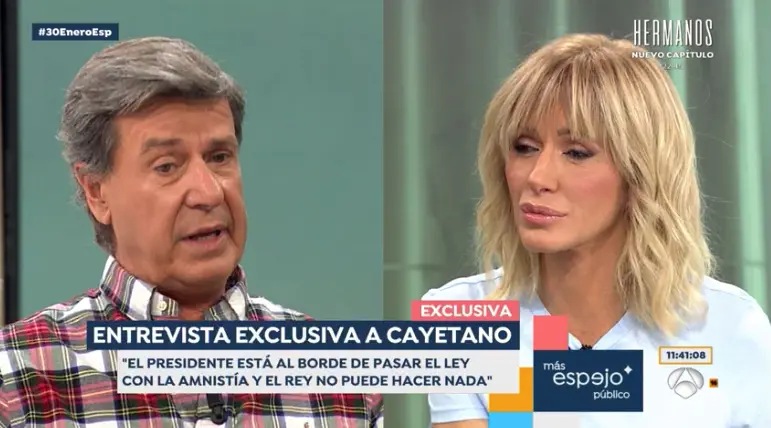 Cayetano Martínez de Irujo habla de Genoveva Casanova con Susanna Griso