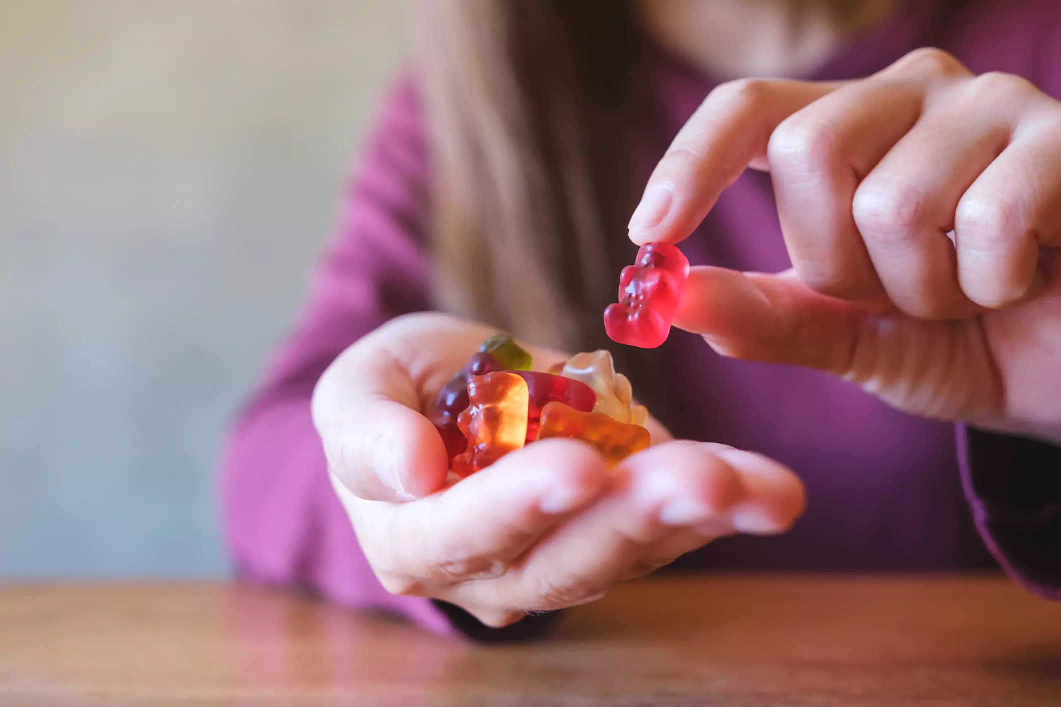 Goma de mascar y caramelos sin azúcar