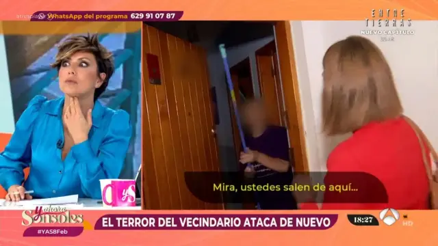 Sonsoles Ónega reacciona al ataque en directo de una de sus reporteras, Arancha Pérez Ponce