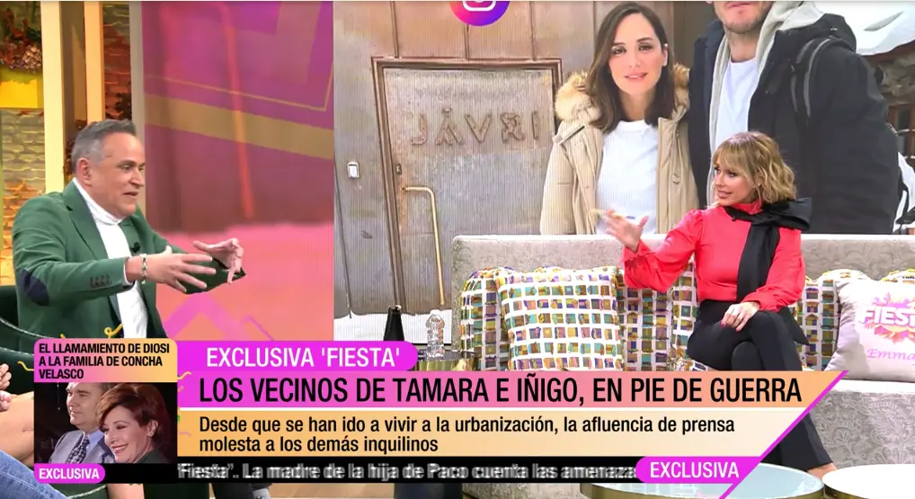 Fiesta habla sobre el problema de Tamara Falcó con sus vecinos del ático