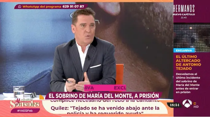 Y ahora Sonsoles comenta el caso de Antonio Tejado