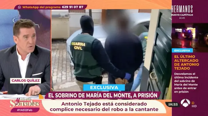 Y ahora Sonsoles comenta el caso de Antonio Tejado