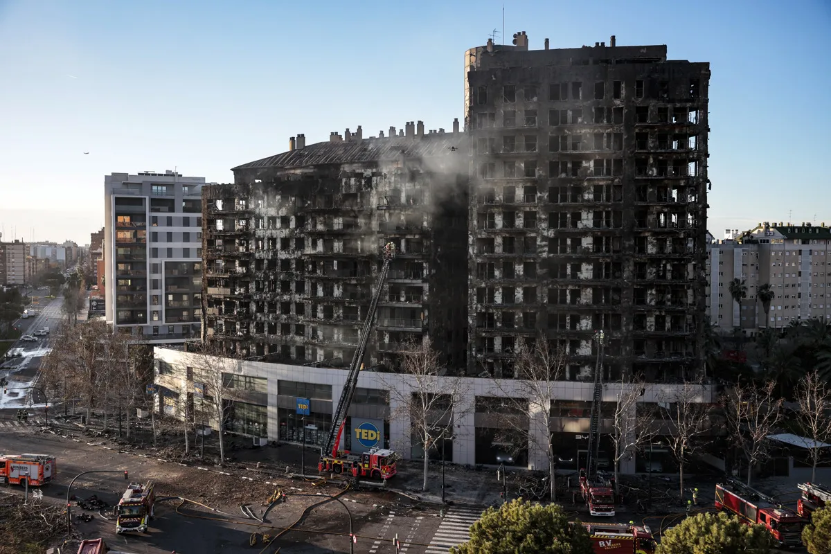 incendio valencia mensajes famosos