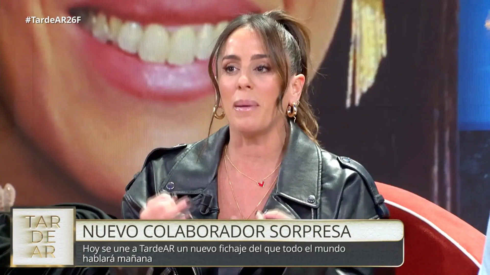 Anabel Pantoja en su nuevo programa, 'TardeAR'.