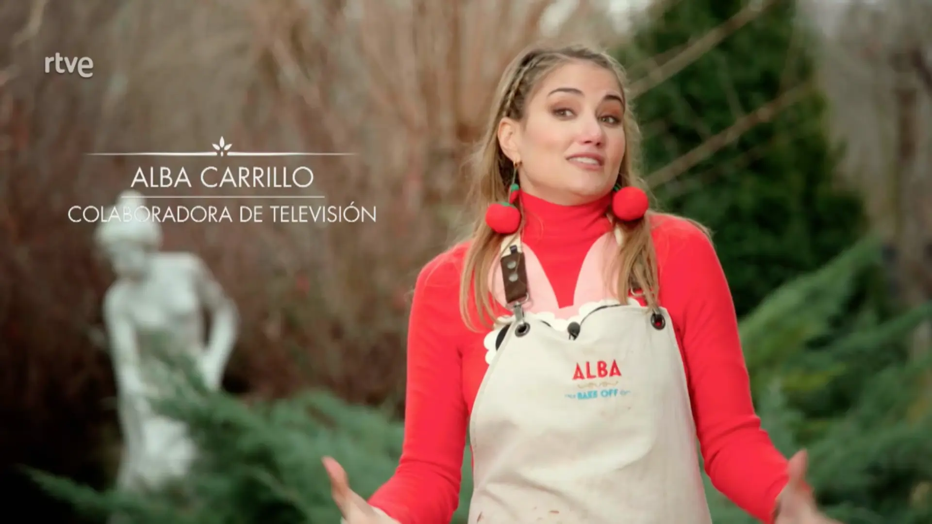 Alba Carrillo habla de Jorge Pérez en 'Bake Off'.