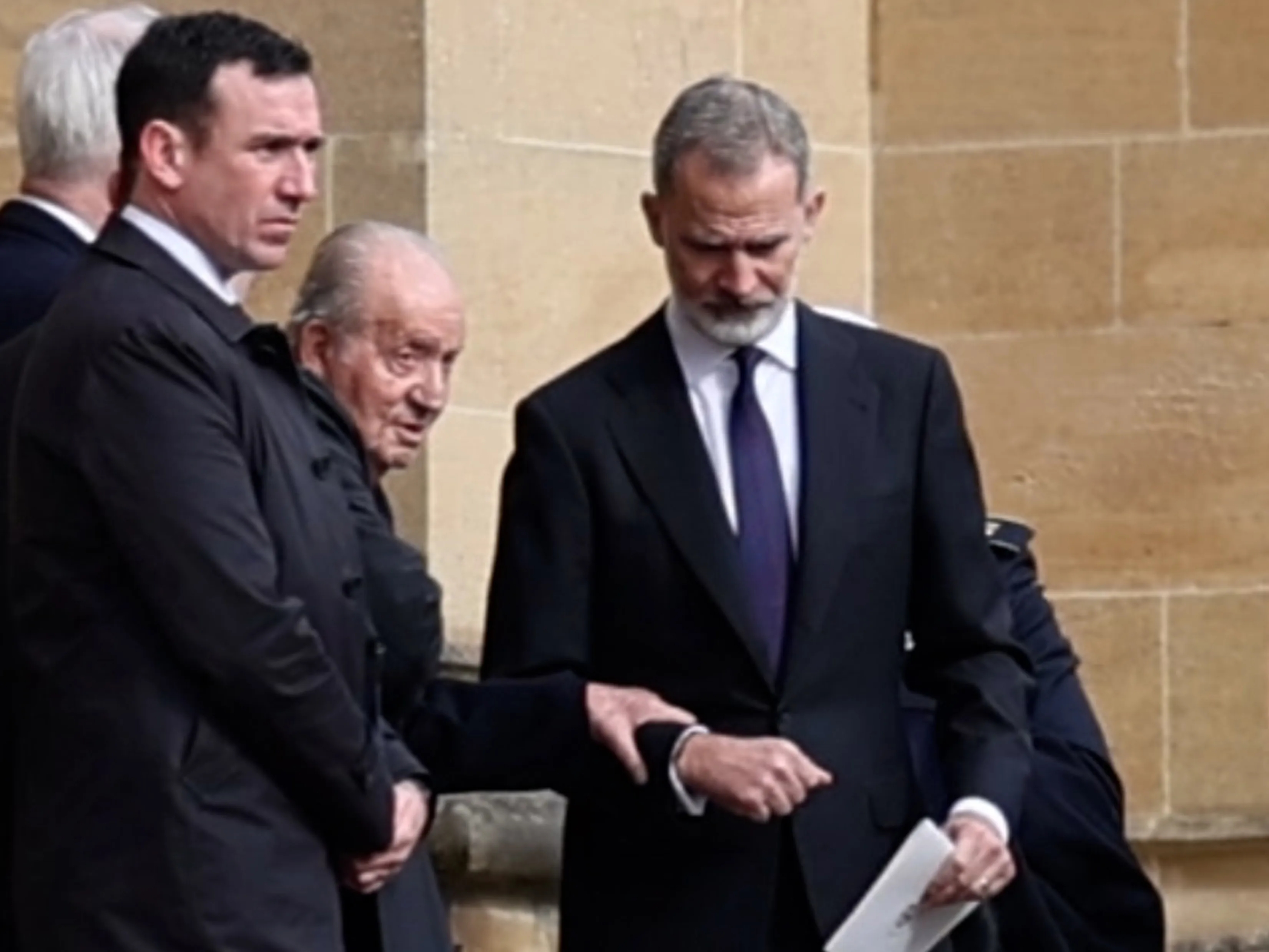 felipe letizia juan carlos funeral constantino