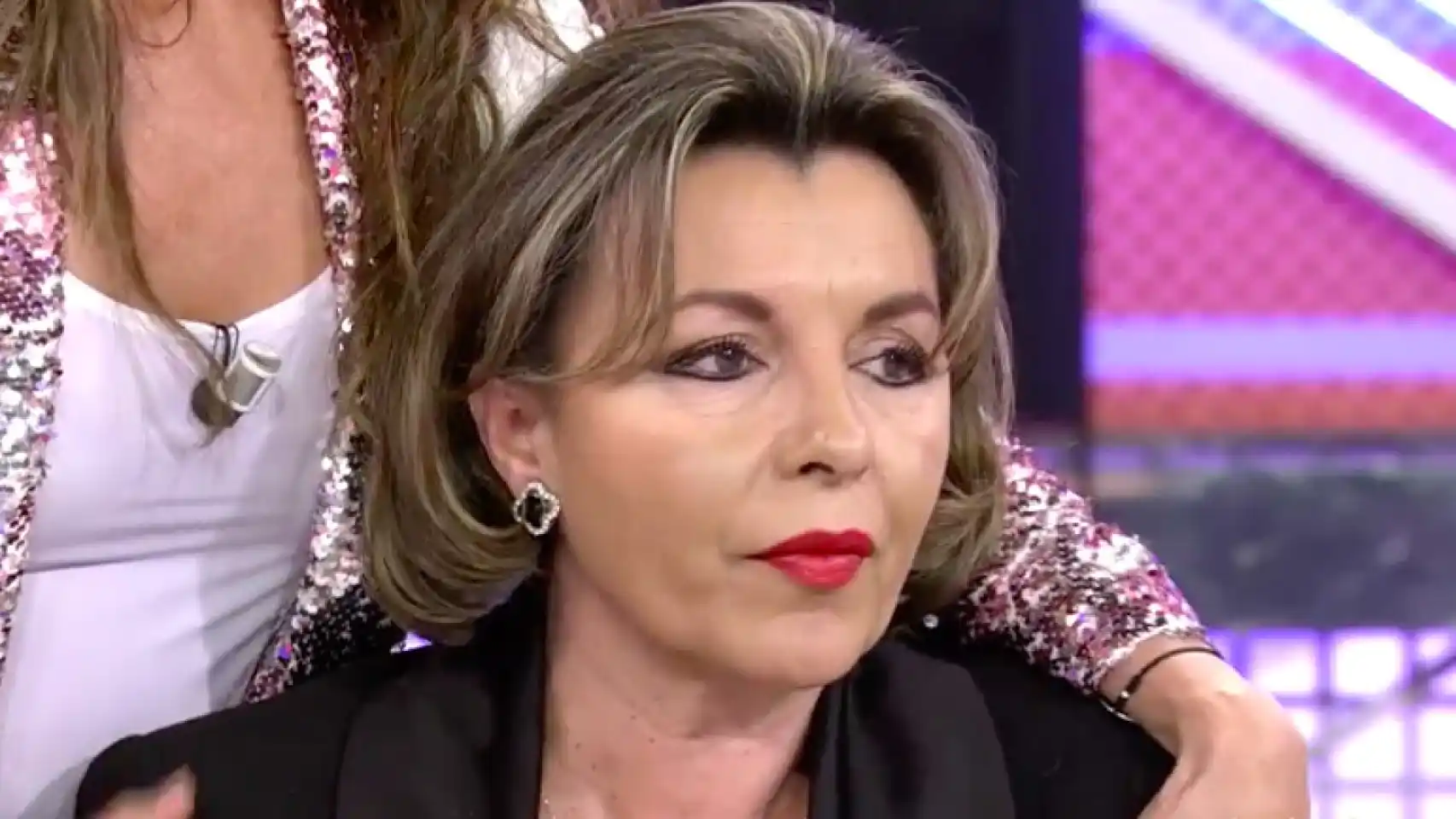 María José, la madre de Antonio Tejado, en el 'Deluxe' (Telecinco)