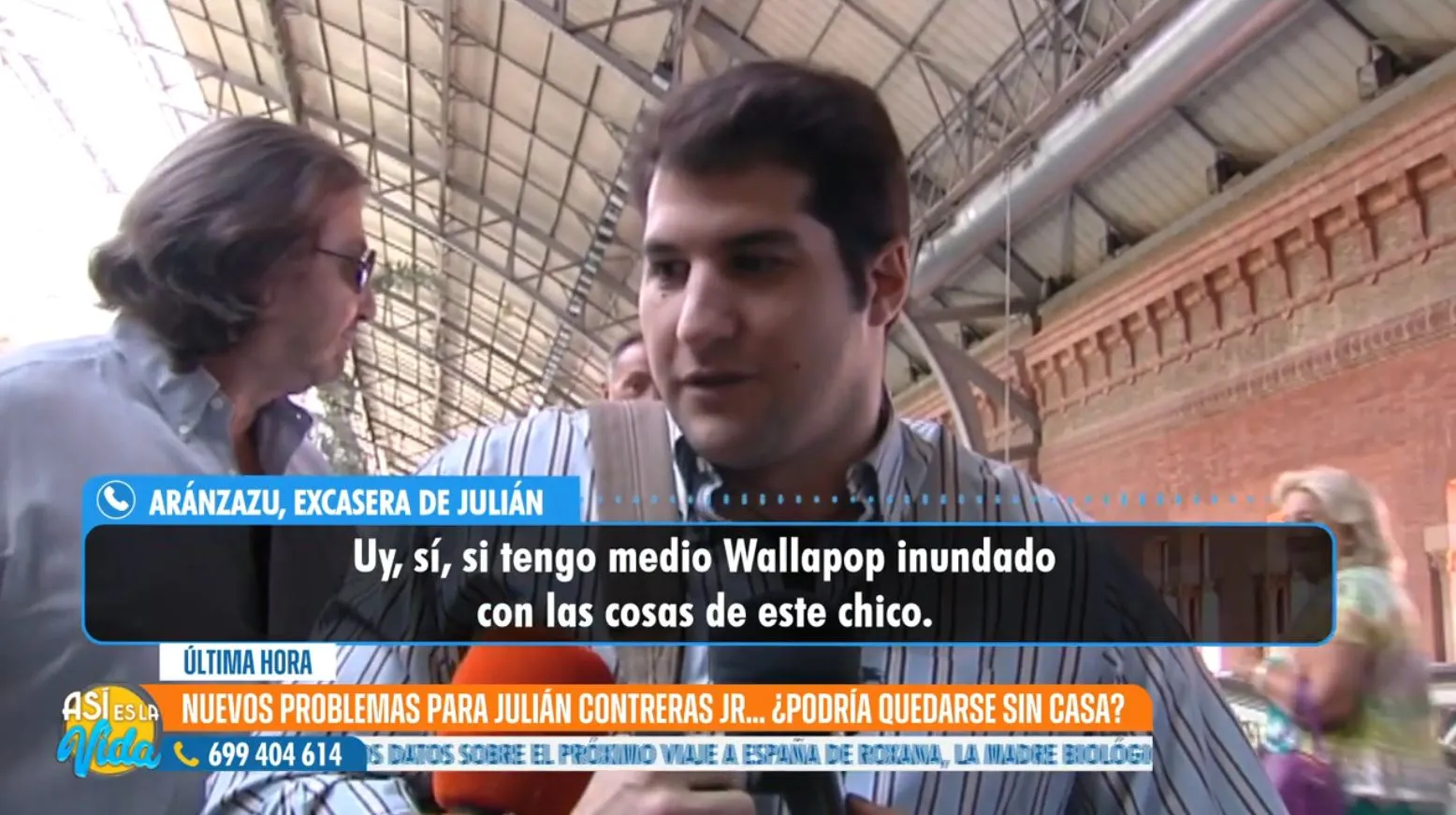 Julián Contreras en una imagen del programa 'Así es la vida'.