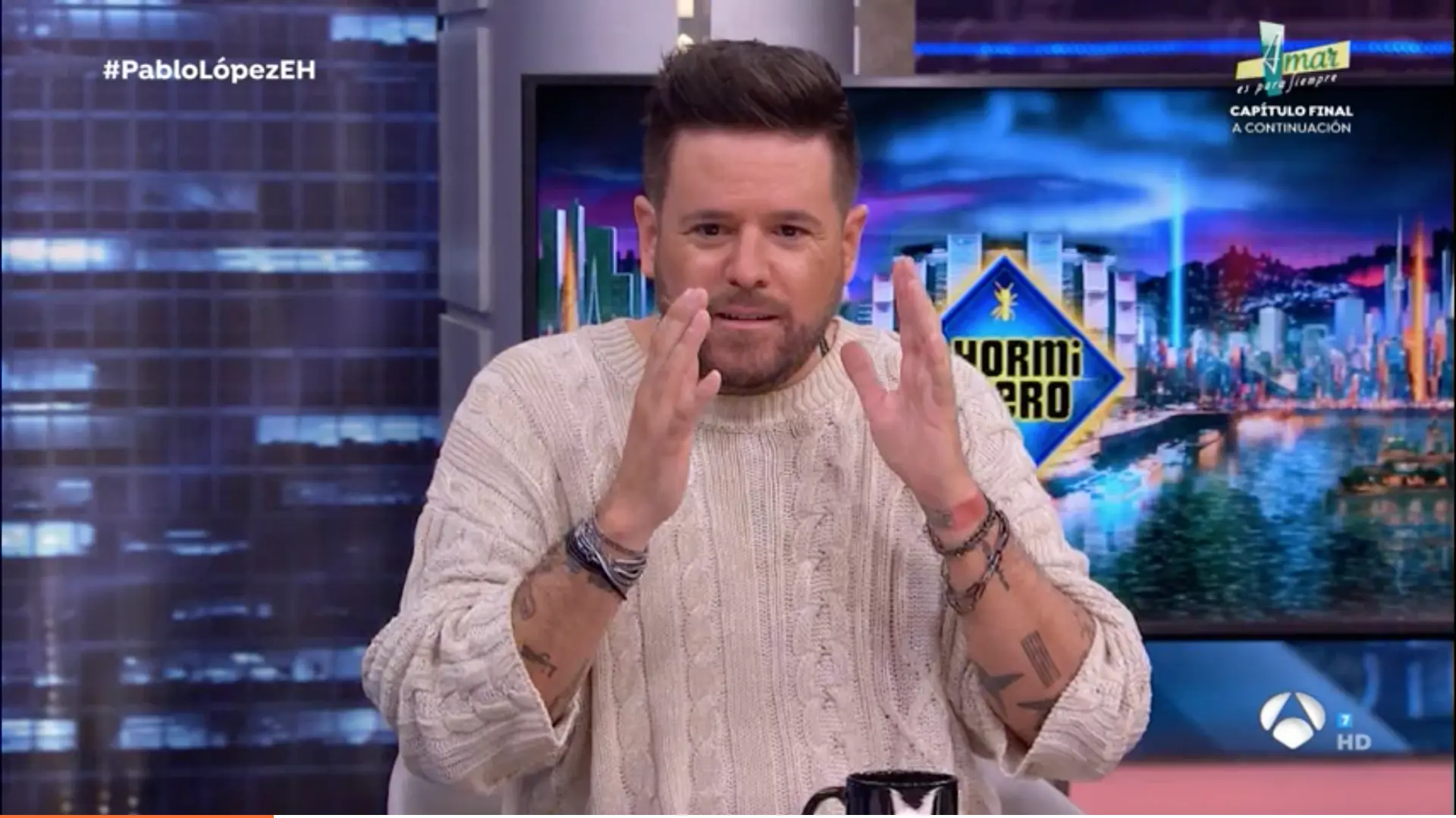 Pablo López en 'El Hormiguero' hablando sobre el bar que montó con su hermano.