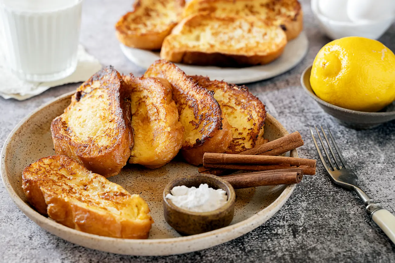 Español, postre tradicional-torrijas