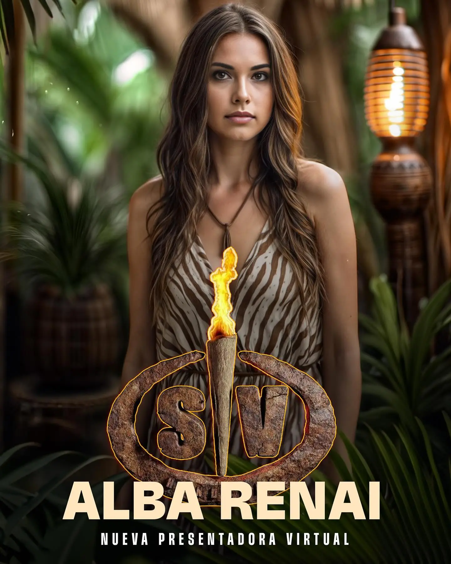 Alba Renai, influencer virtual, nueva presentadora 'Supervivientes'.