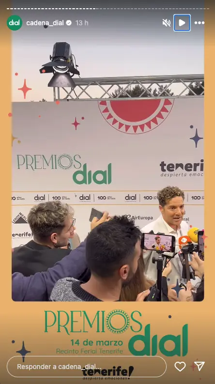 David Bisbal en los premios Dial 2024