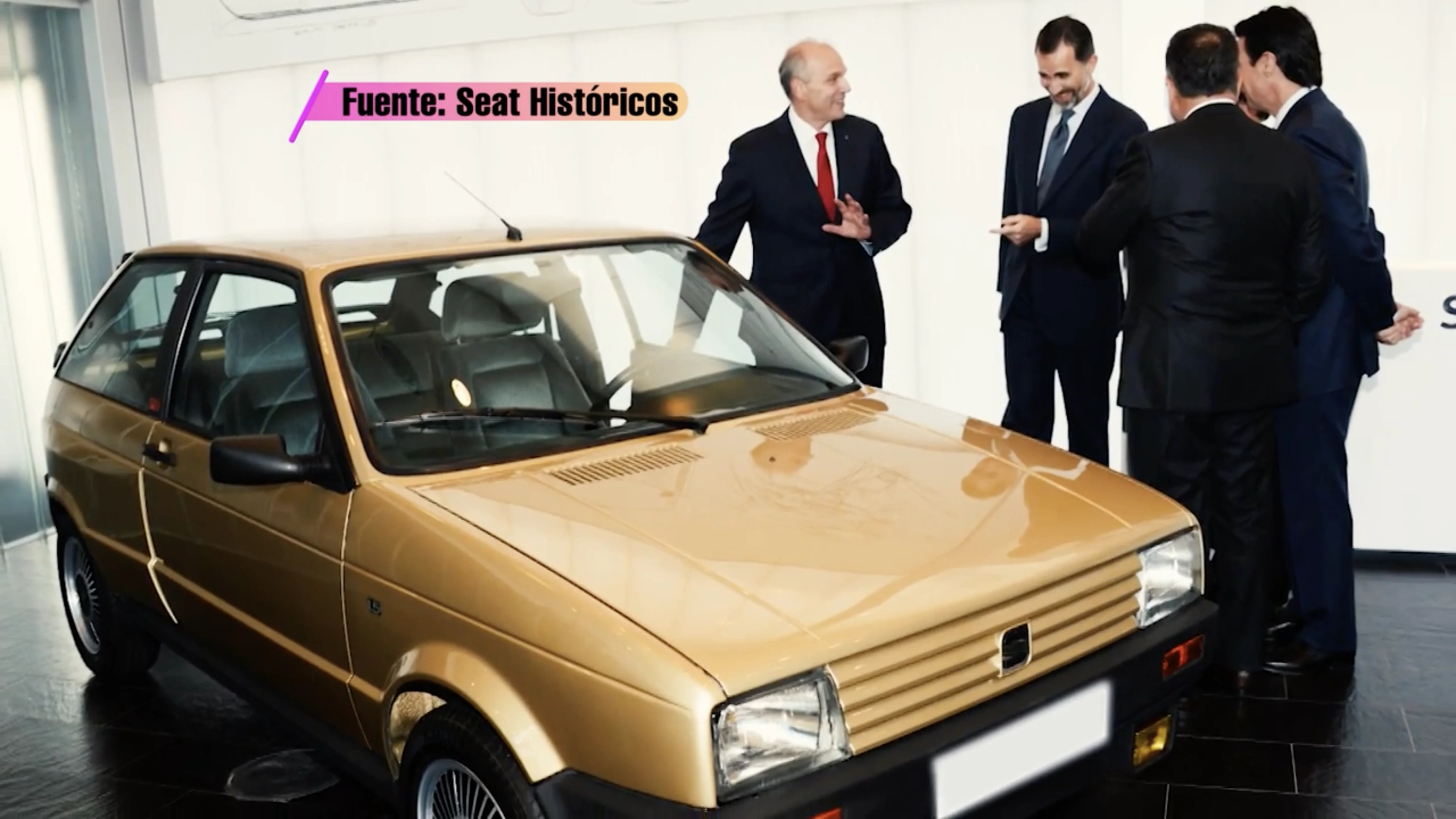 El Seat Ibiza de Felipe VI