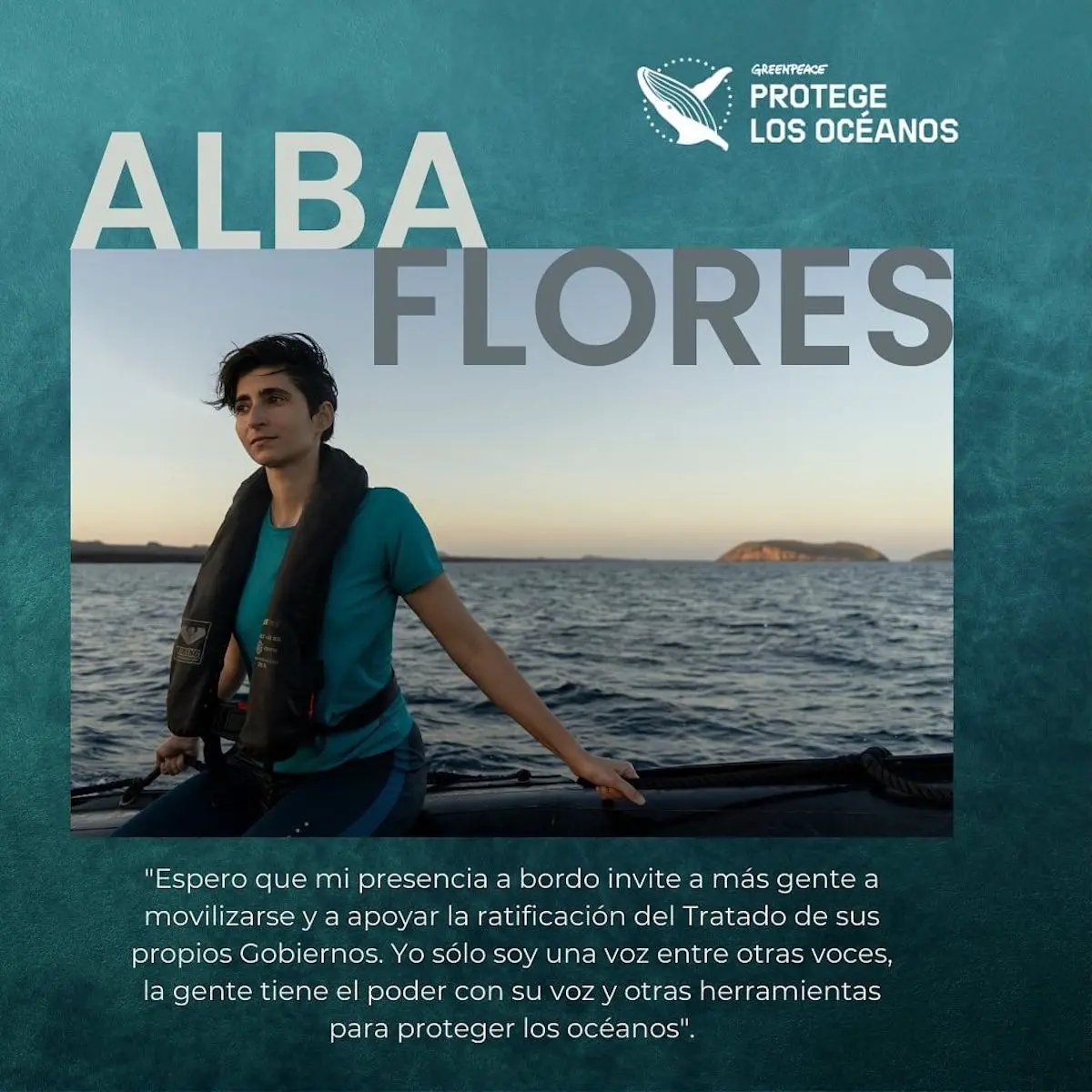 Alba Flores greenpeace
