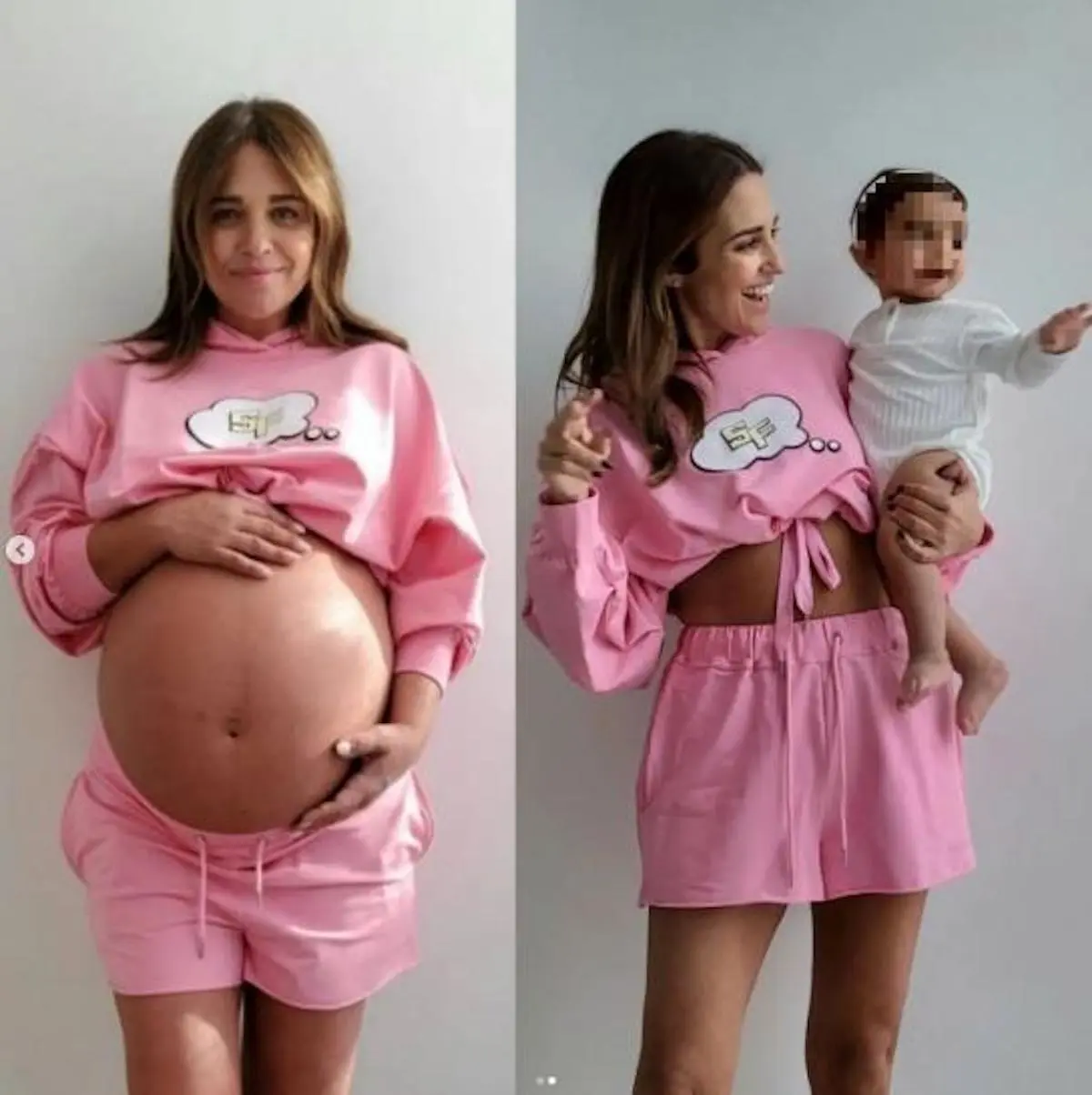 Paula Echevarría Antes y despues del embarazo