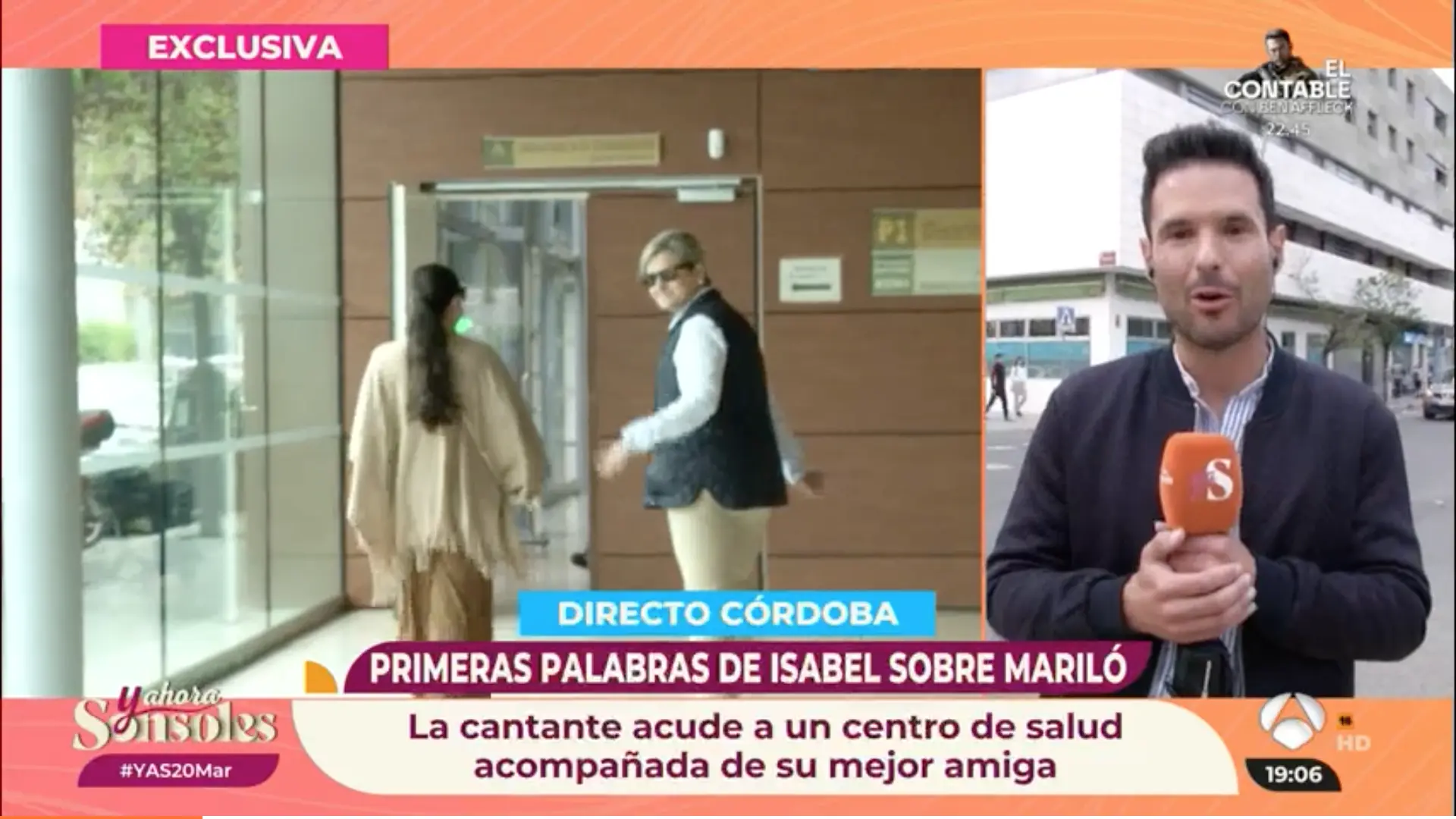 Isabel Pantoja reaparece con Mariló y reacciona para 'Y ahora Sonsoles'.