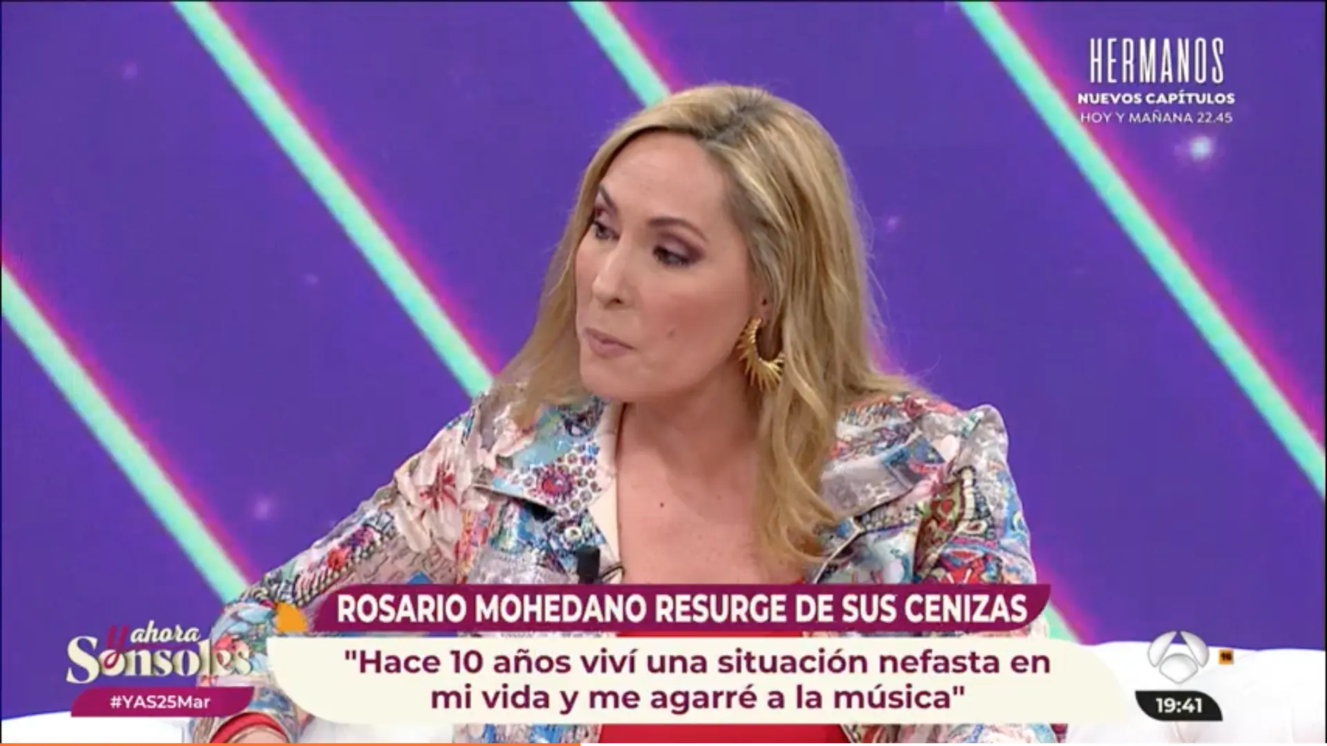 Chayo Mohedano, con Sonsoles Ónega en su programa.