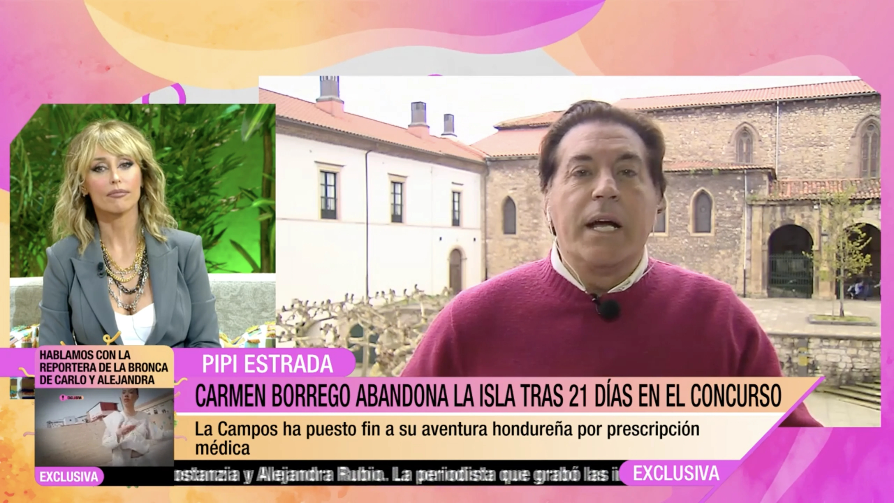 Pipi Estrada ha sido muy tajante con Carmen Borrego tras abandonar 'Supervivientes'