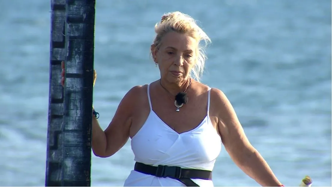 Carmen Borrego en el puente de las emociones de 'Supervivientes'.