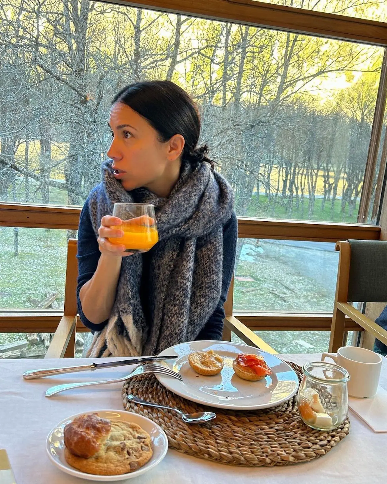 Itiziar Miranda desayuno