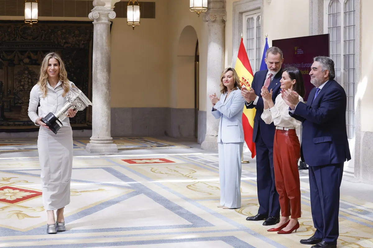 Felipe y Letizia en los Premios Nacionales del Deporte.