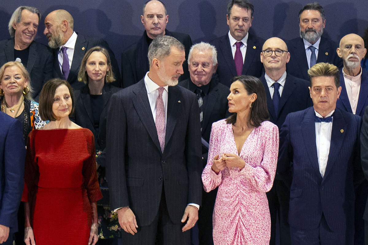 Felipe y Letizia en la entrega de Medallas al Mérito de las Bellas Artes, en Cádiz.