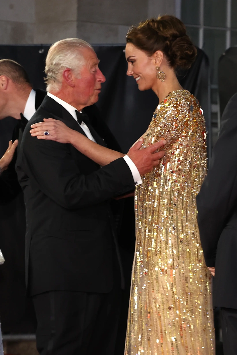 Kate Middleton y su suegro