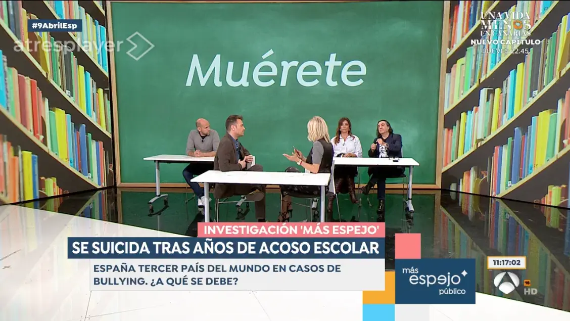 Gonzalo Miró en el plató de 'Espejo Público'.