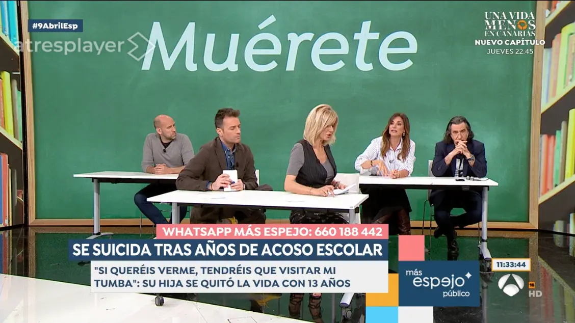 Gonzalo Miró en el plató de 'Espejo Público'.