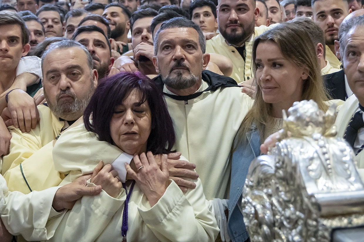 Antobio Banderas en semana santa