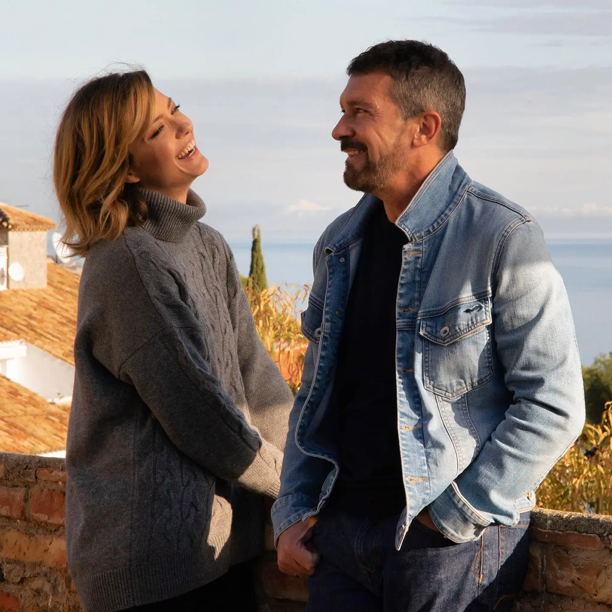 Antonio Banderas junto a su amiga María Casado