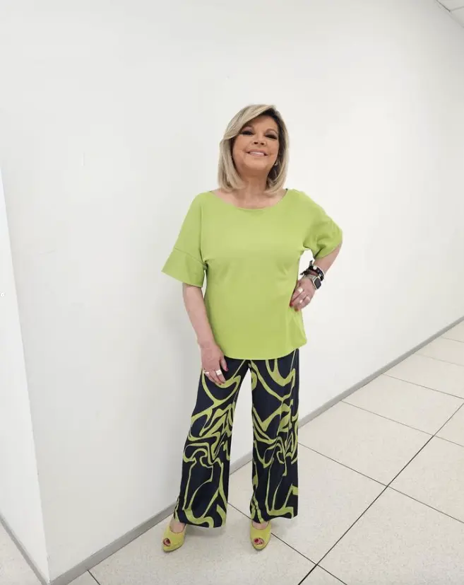 Terelu Campos posando antes de aparecer en TV.