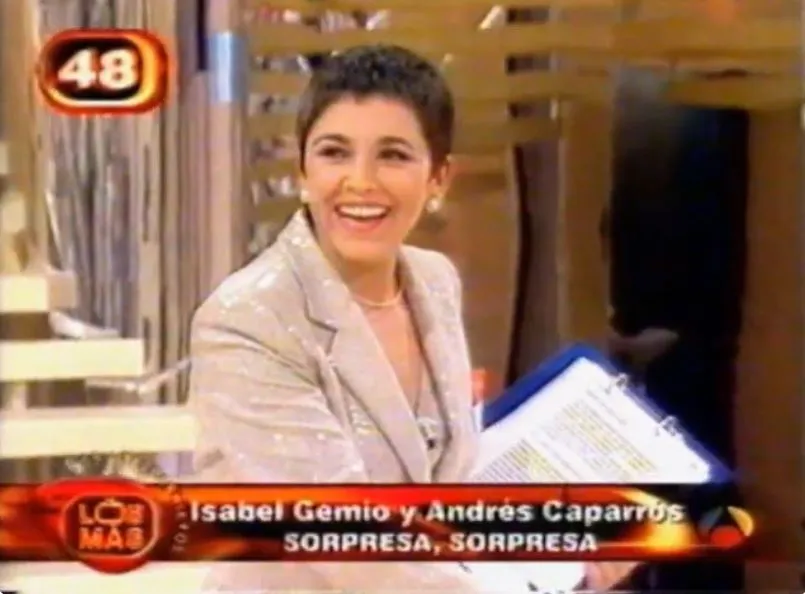 Isabel Gemio en 'Sorpresa, Sorpresa'.