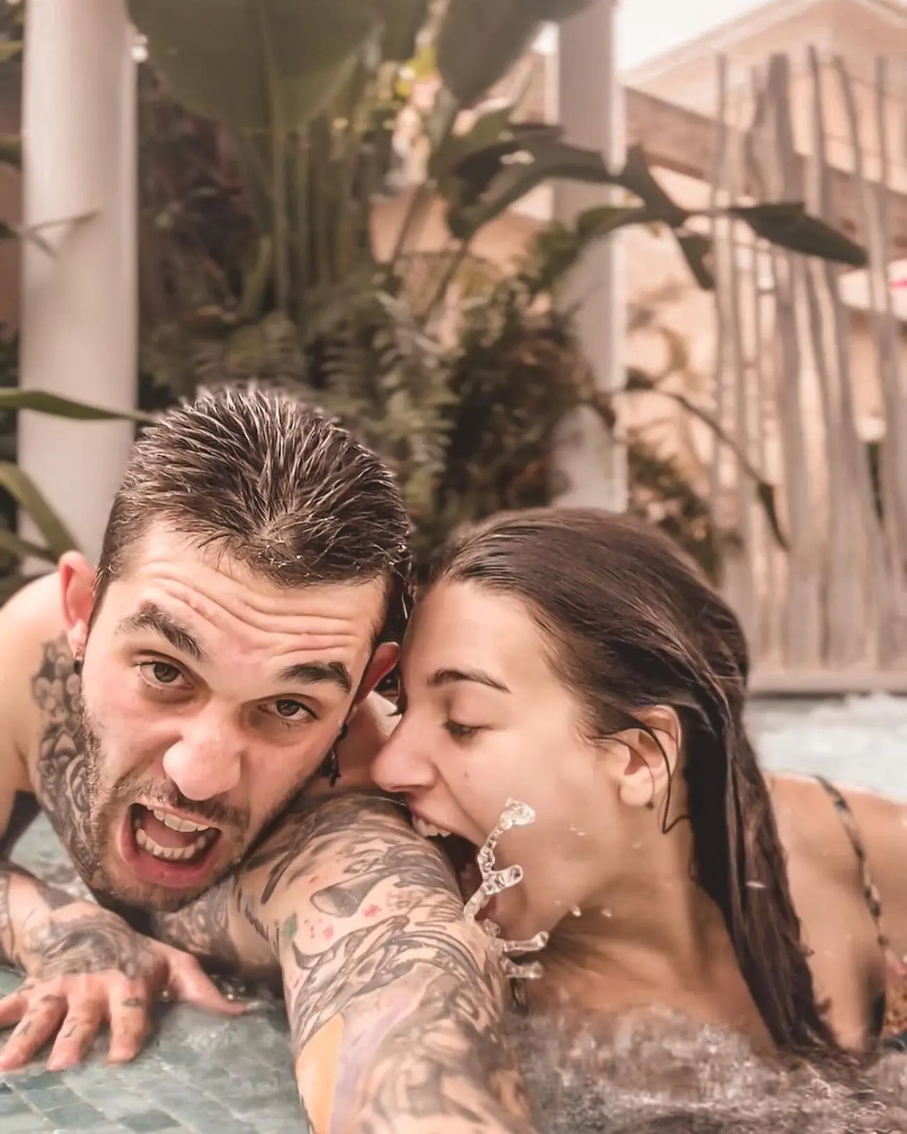 Ana Guerra y Víctor Elías en hotel lujo Canarias