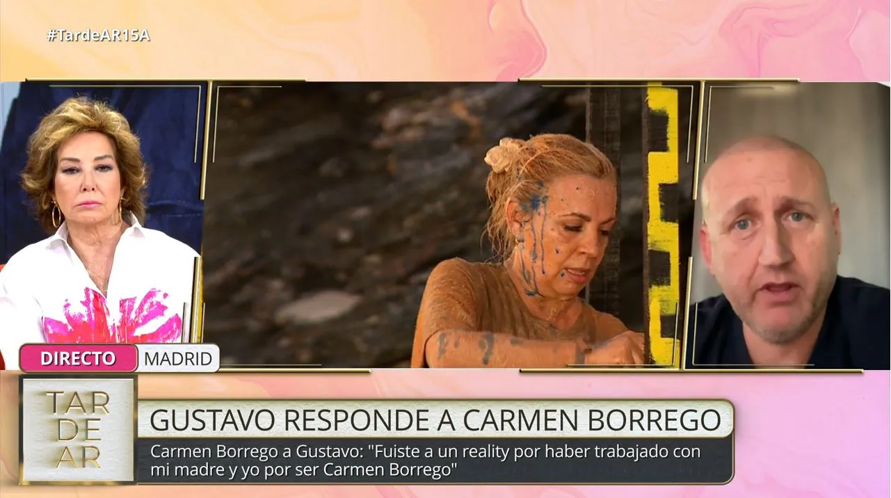 Gutsavo responde a Carmen Borrego en 'TardeAR'.