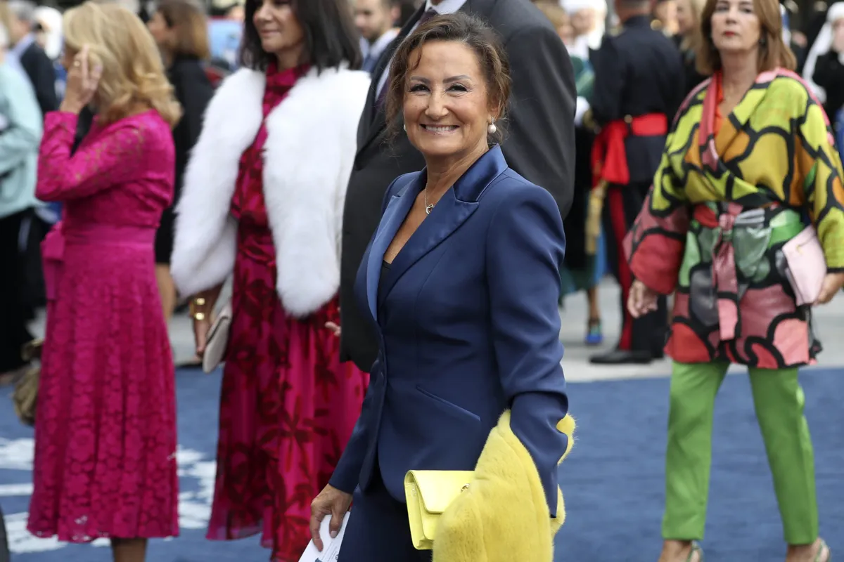 Paloma Rocasolano en los premios Princesa de Asturias de 2022.